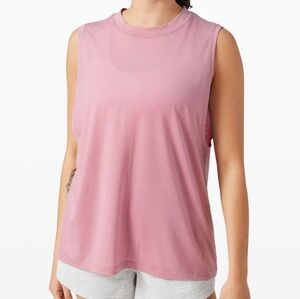 Lululemon All Yours Boyfriend Tank In Pink Taupe. (H4)